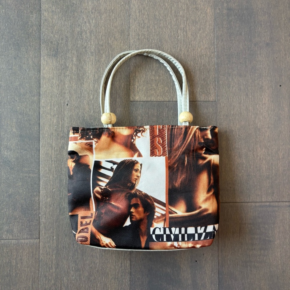 Mini Graphic Canvas Bag